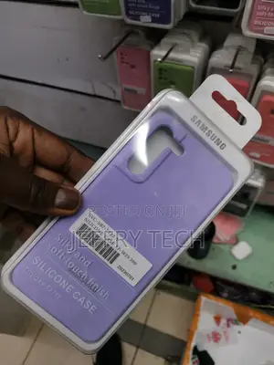 Galaxy S21 FE Case, Soft Silicone Gel Rubber-purple