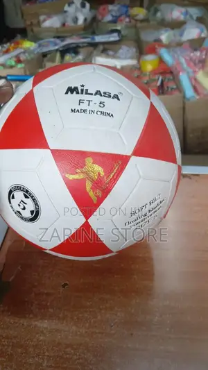 Milasa Football Match Ball Soft Bilt Floating Bladder Size 5
