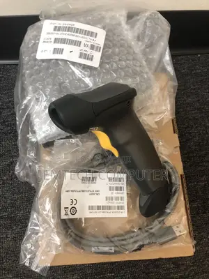 Zebra Symbol Barcode Scanner Kit LS2208 USB With Stand