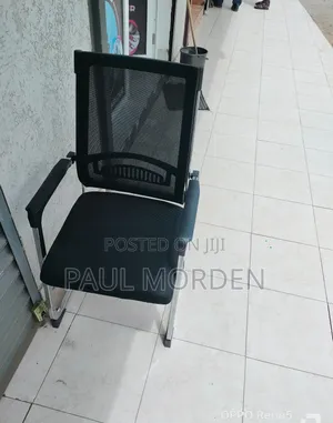Office Black Waiting Chair