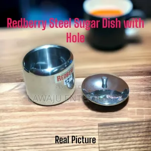 Redberry Stainless Steel Sugar Dish With Hole