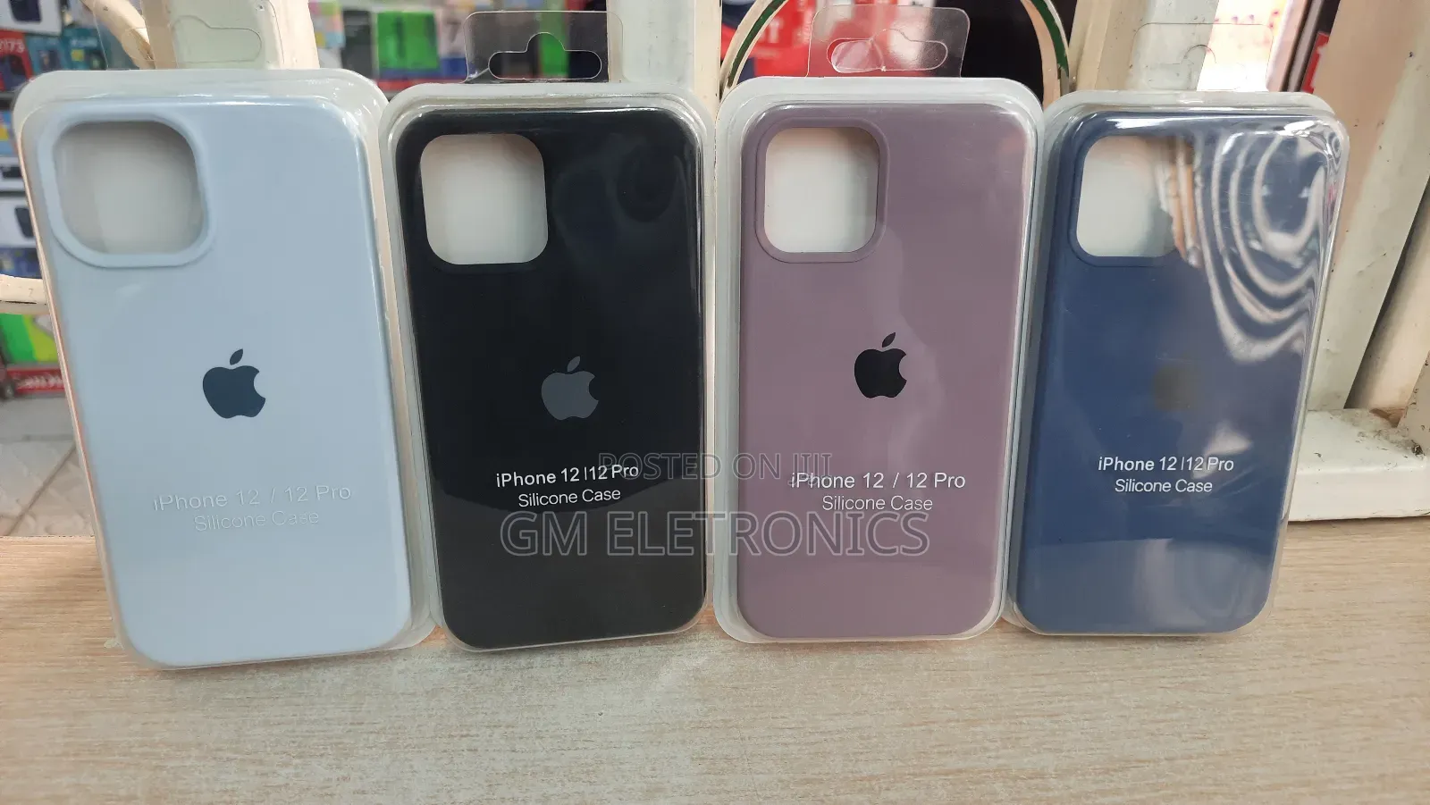 iPhone 12/12pro Silicone Back Case Available.