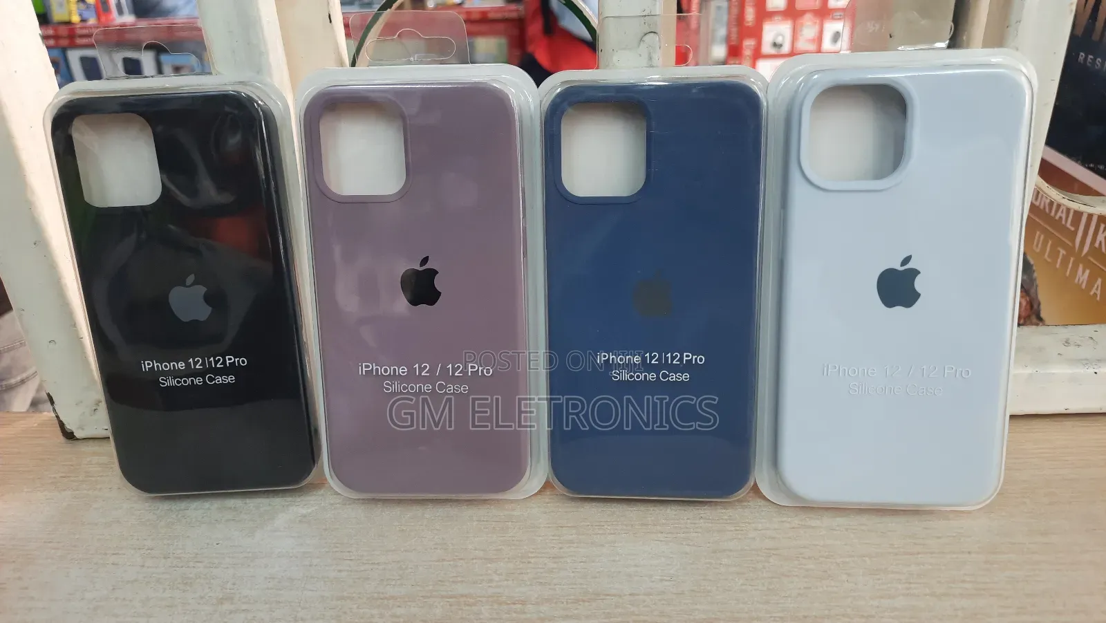 iPhone 12/12pro Silicone Back Case Available.