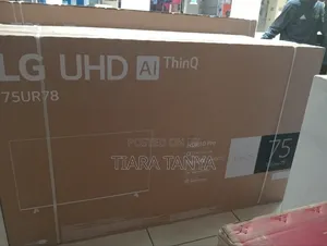 LG 75” Ultra HD Webos Smart Tv, Ai Thinq,