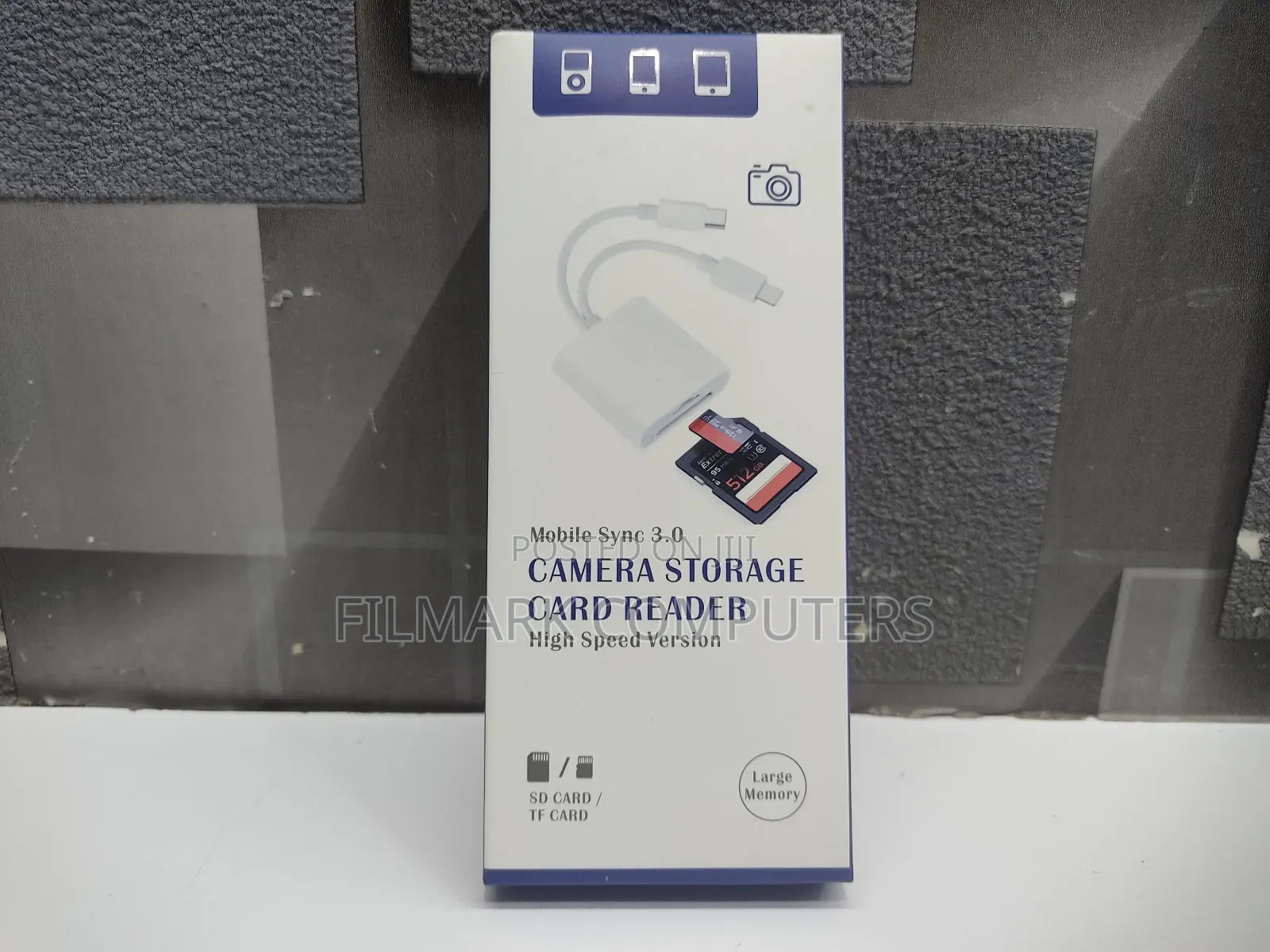 SD Card Reader for iPhone iPad Camera,Dual Card Slot Memory