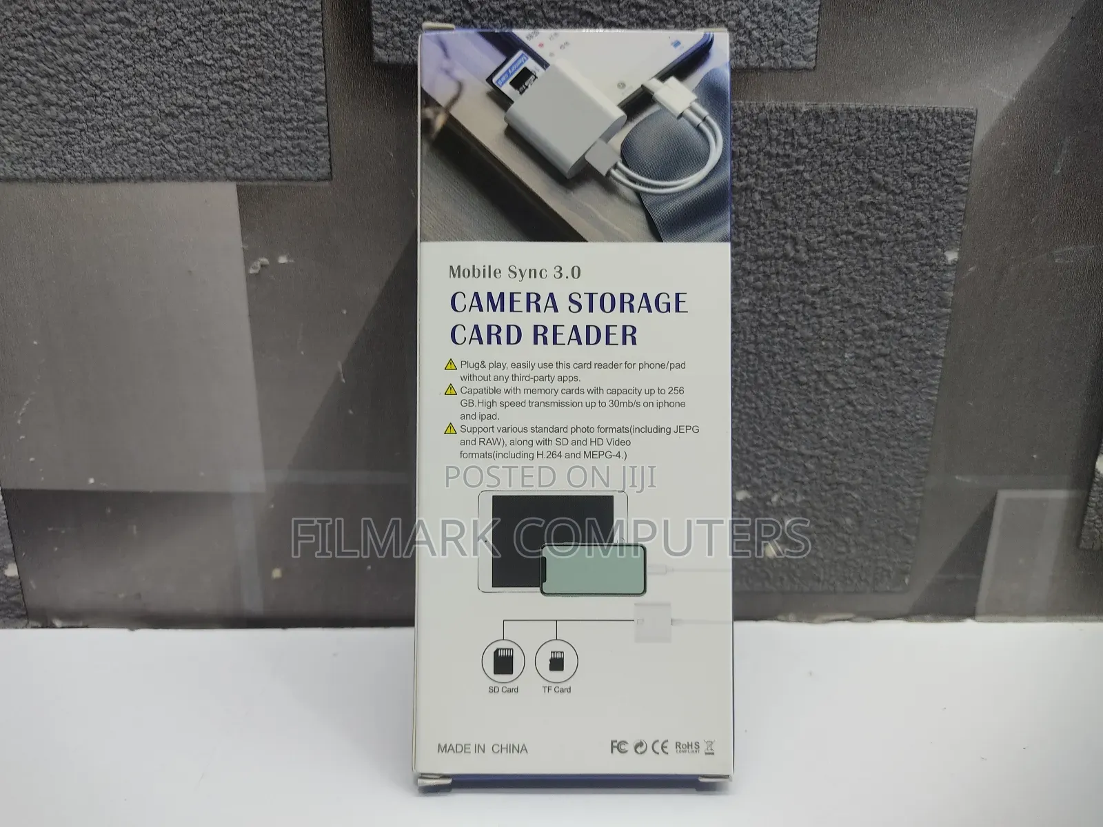 SD Card Reader for iPhone iPad Camera,Dual Card Slot Memory