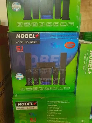NOBEL N1211 Home Theatre System USB SD Card Bluetooth Woofer