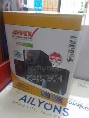 Ampex Ax010bt Multimedia Sound System 10000 Watts- Ac.Dc