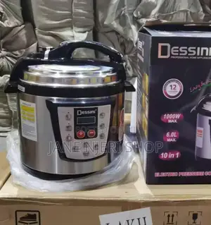 6 Litre Dessini Electric Pressure Cooker 
D/E6l