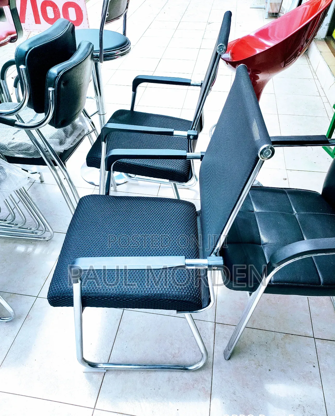 Mesh Office Visitor Waiting Chair