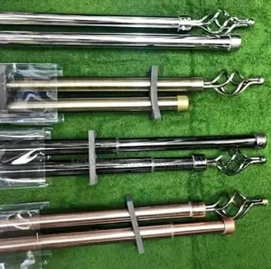 Adjustable New 3 Meter Double Curtain Rod