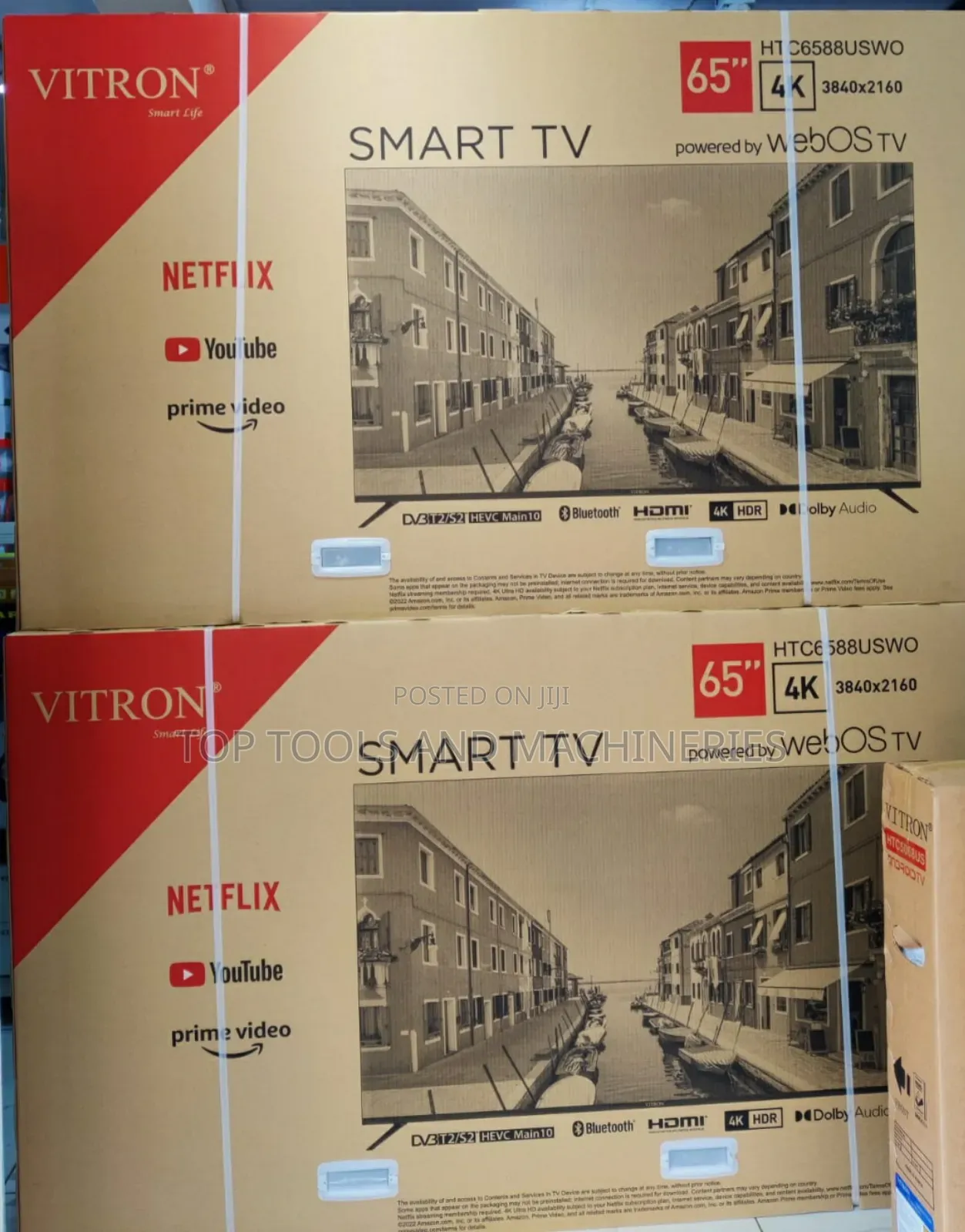 Vitron 65" Smart HDR Frameless TV - Powered by Webos