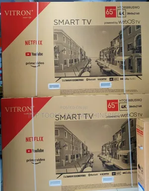 Vitron 65" Smart HDR Frameless TV - Powered by Webos