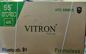 Vitron 55" Smart Android Frameless UHD, Bluetooth
