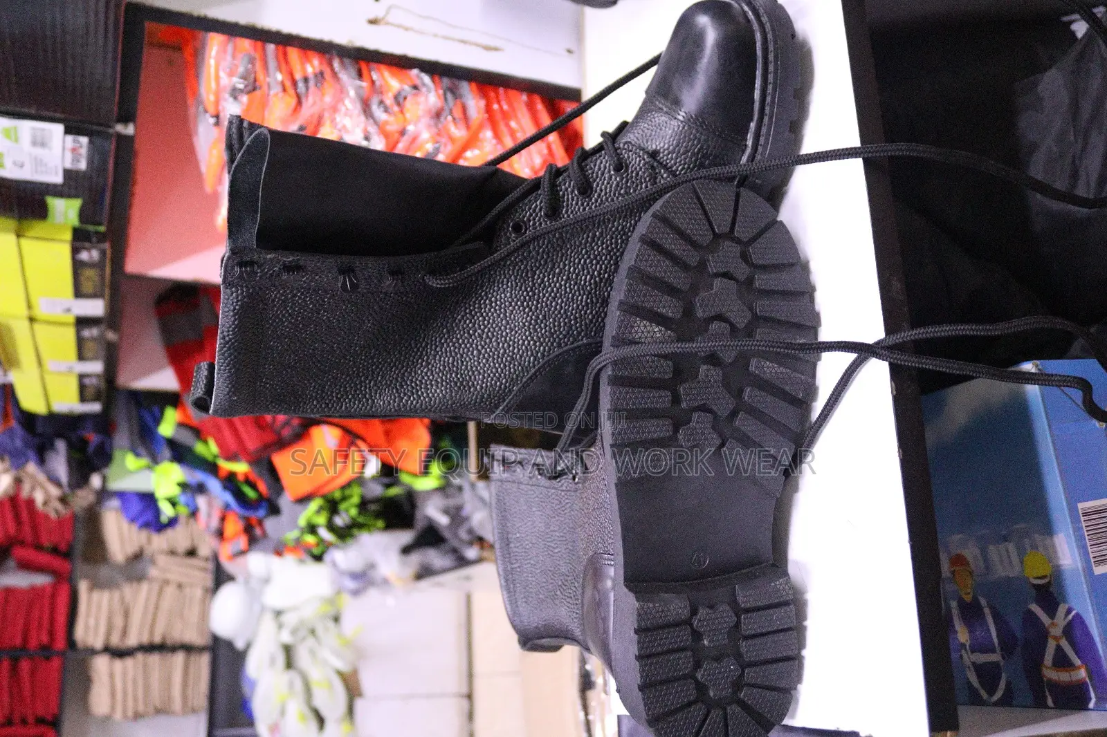 Black Security Guard Boots
