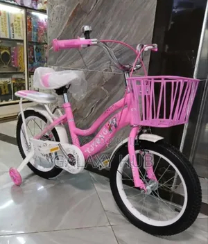 Ladybird Size 16 Girls Sports Bike With Training Wheels