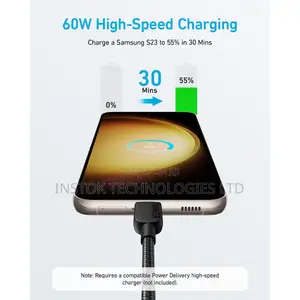 Anker 310 USB C to USB C Braided Cable 60W 3ft - 2 Pack