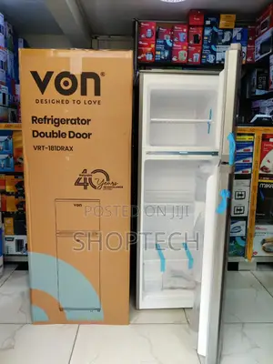 *Von Fridge Double Door 181litres NO FROST