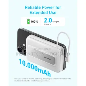 Anker Zolo Power Bank (, Magnetic, Built-in USB-C Cable)