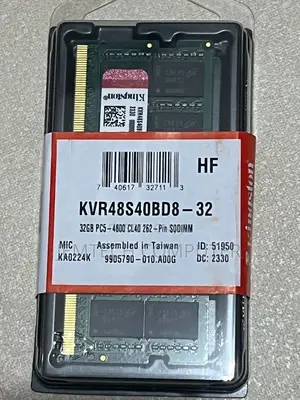 Kingston Laptop Ddr5 Ram 32gb 5600^Ddr5 Ram 32gb