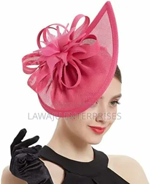 Hotpink Elegant Flower Fascinator