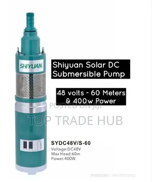 Shiyuan Solar DC Submersible Pump 48v 600w 60 Meter Head