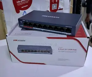 Hikvision DS-3E0109P-E/M(B) 8 Ports Unmanaged Poe Switch