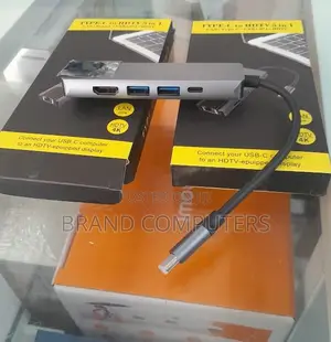 Type C Multiport Hub 5 in 1 Adapter Dock Convert to HDMI Mul
