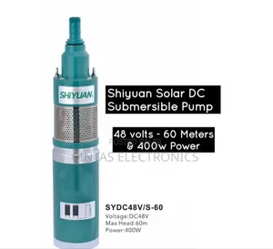 Shiyuan DC Solar Submersible Pump 60m,400w