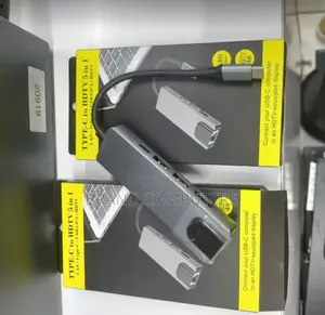 Type-C to HDMI 5 in 1 Adapter Docking Station With LAN Port