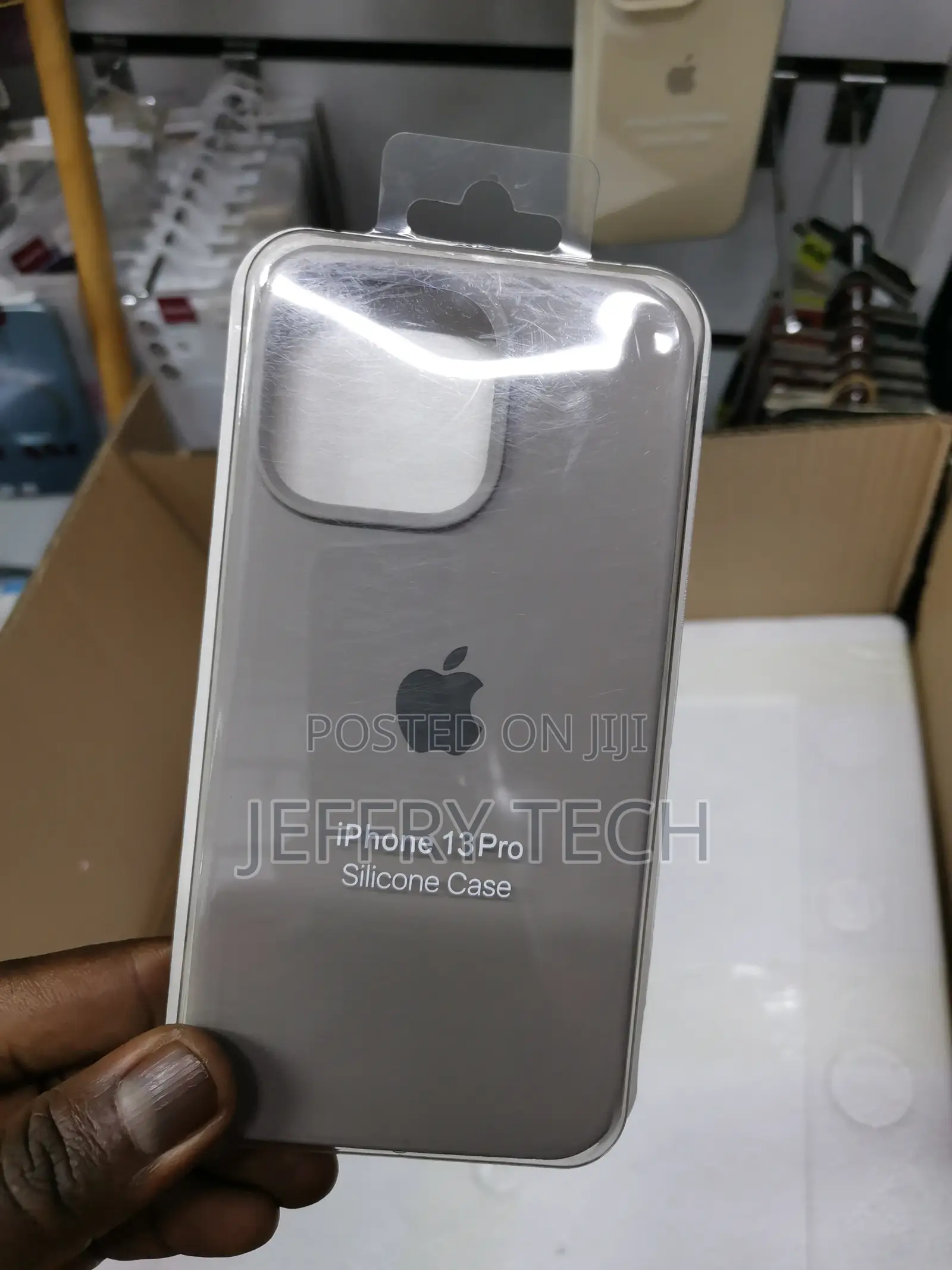 iPhone 13 Pro Soft Silicone Shockproof Phone Case -Gray