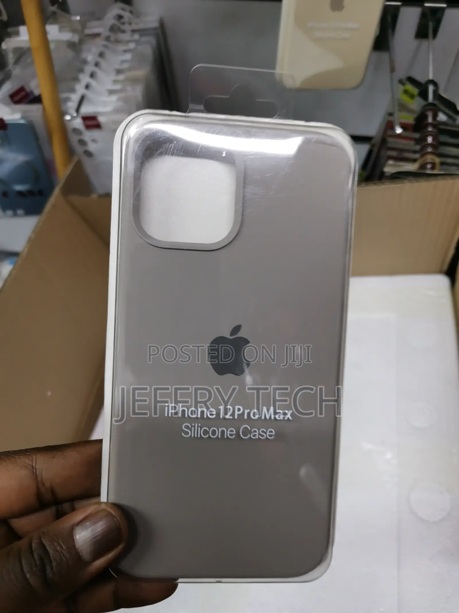 Apple iPhone 12 Pro Max Silicone Case -Gray