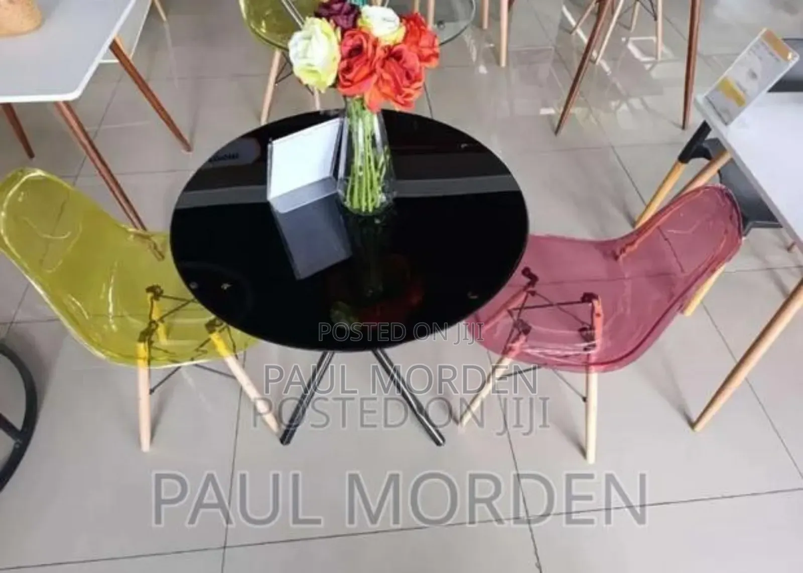 Indoor/Outdoor Dining Table With Two Dining Chairs