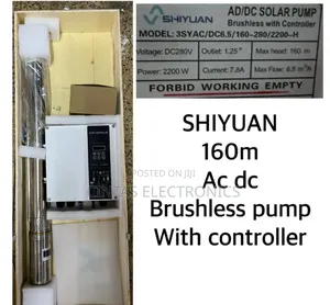 Shiyuan Brushless DC Solar Pump 160m AC/DC