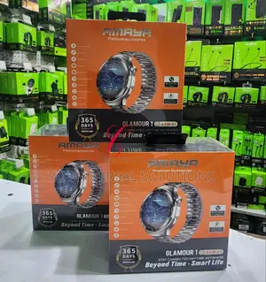 Amaya ASW-01 Glamour 1 Silver *Metallic* Smart Watch