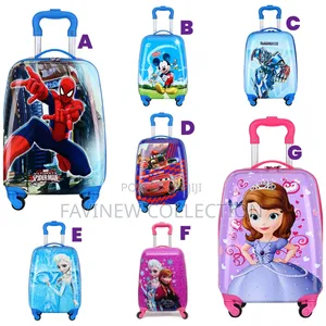 Cartoon Themed Kids Trolley Bags