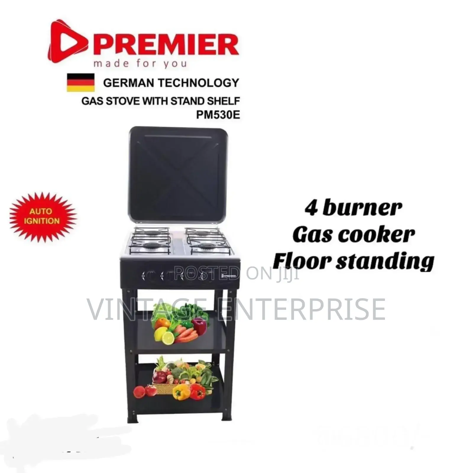 Premier 4gas Standing Cooker