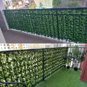 Dark Green Balcony Privacy Fence 3m