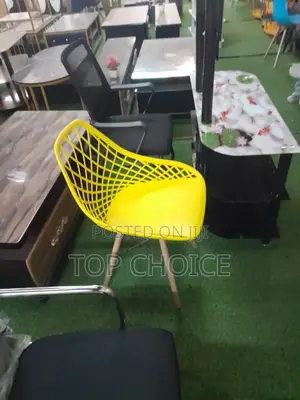 Yellow Plastic Office Chair