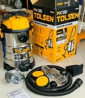 Tolsen Wet Dry Vacuum Cleaner 30l Stainless (1200w)
