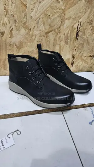 Leather Clarks Boots