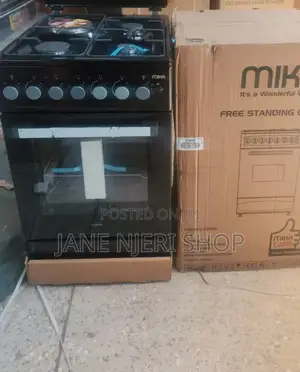 Black Mika 50*60 3+1 Free Standing Gas Cooker M/K-3g