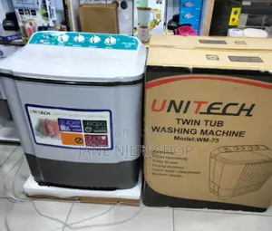 Unitech 7.5kgs Twin Tub Washing Machine/Dual U/Wm