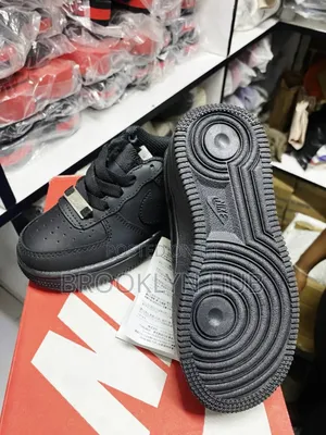 Original Kids Air Force Sneakers Available in Black White