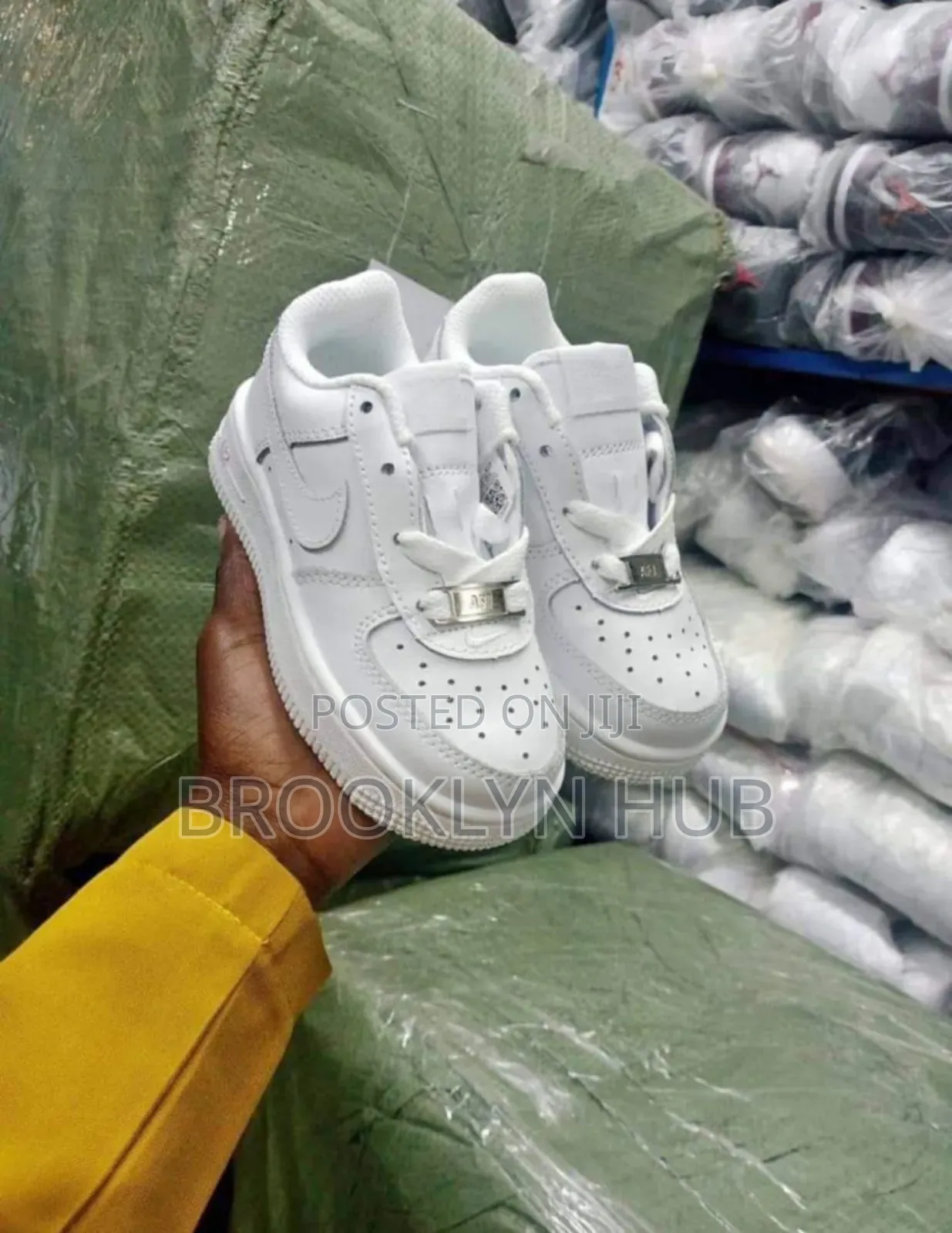 Original Kids Air Force Sneakers Available in Black White