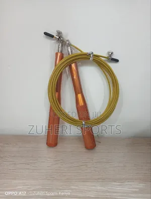 Heavy Duty Metallic Skipping Rope Speed Rope; Adjustable