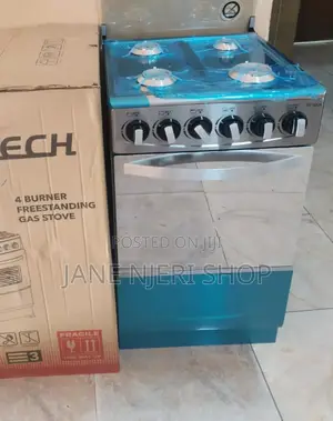Silver 50*55 Unitech Full Gas Free Standing Cooker
