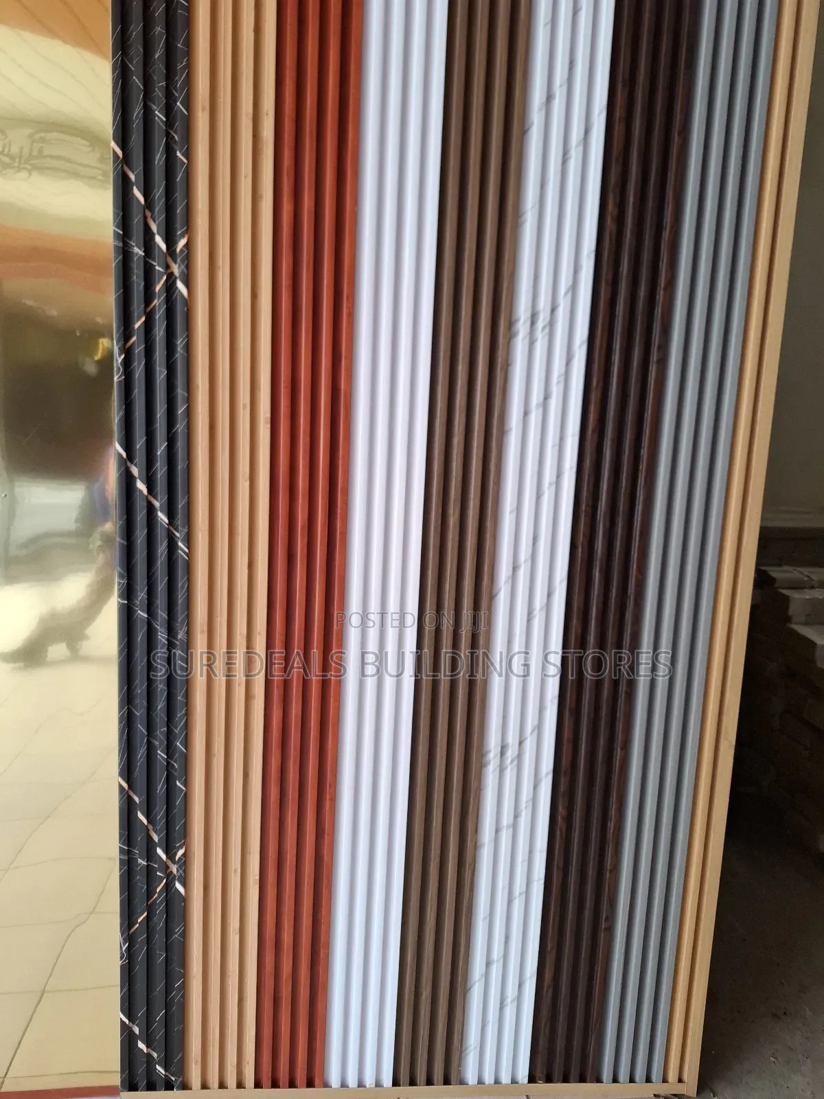 Flutted Wall Panels/WPC Pannels-17.5cm by 290cm