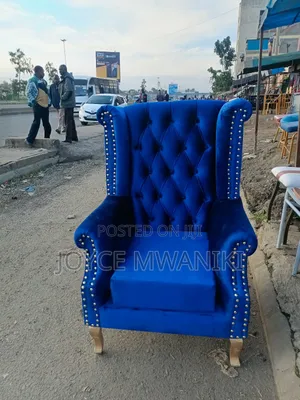 Pedicure Seat or King Chair, Blue 