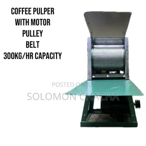 Coffee Pulper With Motor Pulley Belt 3000kg / Hr Capacity